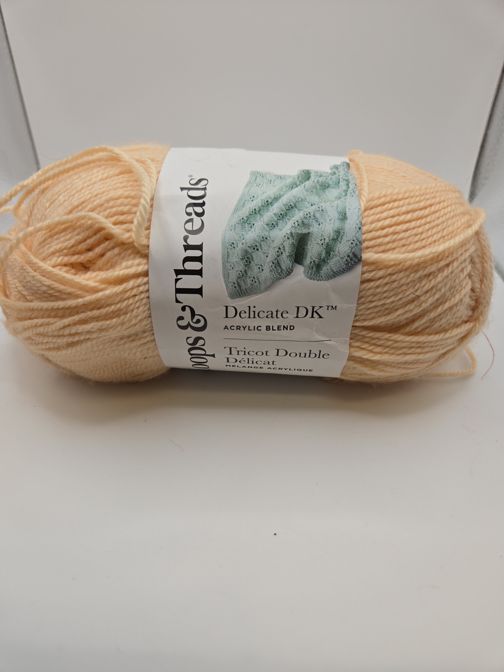 Loops & Threads Delicate DK Acrylic Blend Yarn - Peach